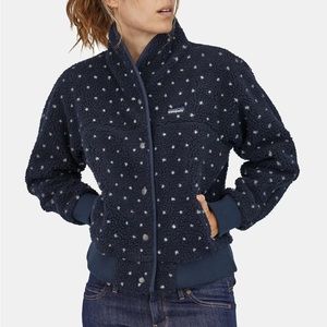 Patagonia Womens snap front Retro-X fleece jacket